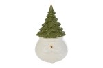 39223 - Scatola Babbo Natale Porcellana – 13,5×14,5×H22,5 cm Scatola Babbo Natale porcellana 13,5×14,5×22,5 cm