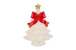 39226 - Albero Fiocco LED Porcellana – 13×9×H17 cm Albero fiocco LED porcellana 13×9×17 cm