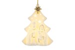 39228 - Appendino Albero Sacra Famiglia LED Porcellana – 8×10,5 cm Appendino albero Sacra Famiglia LED porcellana 8×10,5 cm