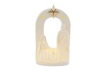 39232 - Sacra Famiglia Porcellana LED – 8,5×5,5×H12,5 cm Sacra Famiglia porcellana LED 8,5×5,5×12,5 cm