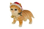 39235 - Gattino Natalizio Resina – 26×13×H24 cm Gattino natalizio resina 26×13×24 cm