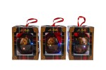 39253 - Pallina Plastica LED Dec. Bear 3 Assortimenti – Diam. 8 cm Pallina plastica LED Dec. Bear 3 assortimenti diam. 8 cm