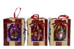 39256 - Pallina Plastica LED Dec. Stripes 3 Assortimenti – Diam. 10 cm Pallina plastica LED Dec. Stripes 3 assortimenti diam. 10 cm