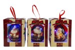 39260 - Pallina Plastica LED Dec. Babbo Natale 3 Assortimenti – Diam. 10 cm Pallina plastica LED Dec. Babbo Natale 3 assortimenti diam. 10 cm