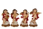 39276 - Angelo Suonatore Resina 4 Assortimenti – 8,5×6×H 15 cm Angelo suonatore in resina 4 assortimenti 8,5×6×H 15 cm