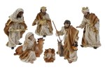 39289 - Set 8 Pz Natività Resina – H 21 cm Set 8 pz natività resina H 21 cm