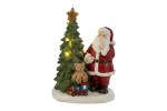 39305 - Babbo Natale Resina LED – 13×10×H 18 cm Babbo Natale resina LED 13×10×H 18 cm