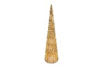 39455 - Albero Gold – Ø 25×H 100 cm – Timer 6/18 HR – 600 LED Flash – Outdoor Albero Gold Ø 25×H 100 cm 600 LED Flash outdoor