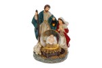 39499 - Sacra Famiglia Resina LED – 10×9,5×H 15 cm Sacra Famiglia resina LED 10×9,5×H 15 cm