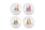 Sfera vetro natalizia LED con movimento Ø 11×11 cm
