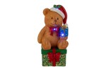 39589 - Orsetto Natalizia in Resina LED Multicolor – 13,5×14×H 25 cm Orsetto Natalizia resina LED multicolor 13,5×14×H 25 cm
