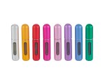 Porta Profumo Ricaricabile da Viaggio - Bomboniera 18esimi, Laurea e Matrimonio Serie di 8 mini porta profumo spray ricaricabili in vari colori metallizzati da 5ml per bomboniere e regali.