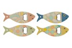 Calamita Apribottiglie Pesciolino in Ceramica – Bomboniera Mare 14,5cm 58013 Calamita apribottiglie a forma di pesce in ceramica decorata per bomboniere mare.