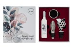 58021 - SET 4 PZ ACCESSORI VINO SORSI D’AMORE C/ASTUCCIO SET 4 PZ ACCESSORI VINO SORSI D’AMORE C/ASTUCCIO Cod. 58021 da Bomboniere & Company S.r.l. Siracusa.