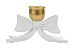 58037 - PORTACANDELE IN RESINA FIOCCO GOLD 15×5,5xh.9CM C/SHOPPER 156570 Portacandele Fiocco Gold 58037 15×5,5xh.9cm c/shopper 156570 per bomboniere Novità 2026, ideale per atmosfere calde in temi baby, da Bomboniere & Company S.r.l Siracusa.