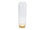 Vaso Vetro LED 58042 d.9xh.27,5cm per bomboniere Novità 2026, ideale per atmosfere illuminate in temi romantici, da Bomboniere & Company S.r.l Siracusa.