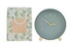 Bomboniera Matrimonio Sveglia Verde Intenso con Luce e Shopper Regalo Orologio sveglia moderno colore verde bosco con funzione luce e packaging coordinato.