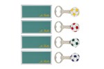 58140 - APRIBOTTIGLIE PALLONE METALLO 4ASS.3×9,5CM C/ASTUCCIO APRIBOTTIGLIE PALLONE METALLO 4ASS.3×9,5CM C/ASTUCCIO Cod. 58140 da Bomboniere & Company S.r.l. Siracusa.
