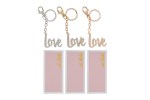 PORTACHIAVI LOVE METALLO 3ASS.5x10CM C/ASTUCCIO Cod. 58141 da Bomboniere & Company S.r.l. Siracusa.