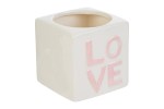 VASETTO PORCELLANA LOVE 9x9x9CM C/SHOPPER 13695 Cod. 58179 da Bomboniere & Company S.r.l. Siracusa.