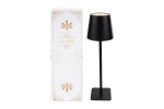 LAMPADA DA TAVOLO NERA TOUCH LED/USB 10xh.36CM C/COLOR/BOX Cod. 58234 da Bomboniere & Company S.r.l. Siracusa.
