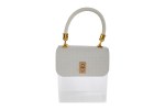 SCATOLA BORSA PLEXY BIANCO 16x10x18CM Cod. 58291 da Bomboniere & Company S.r.l. Siracusa.