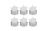 58295 - SET 6 PZ T-LIGHT CANDELA WHITE 3x4CM SET 6 PZ T-LIGHT CANDELA WHITE d.3xh.4CM Cod. 58295 da Bomboniere & Company S.r.l. Siracusa.