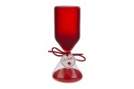 CLESSIDRA VETRO ROSSO SATINATO h.15CM C/ASTUCCIO Cod. 58306 da Bomboniere & Company S.r.l. Siracusa.
