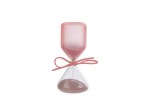 CLESSIDRA VETRO ROSA SATINATO h.12CM C/ASTUCCIO Cod. 58308 da Bomboniere & Company S.r.l. Siracusa.