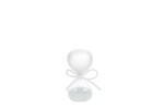 Bomboniera Clessidra in Vetro Bianco Satinato 8cm - Mod. 58450 Clessidra in vetro con finitura bianca satinata, alta 8 cm, confezionata in astuccio, adatta come bomboniera.