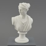 622X502 - Busto di Diana in Resina Bianca 15x8 cm per Bomboniere Matrimonio Classico, Laurea, Anniversari e Decorazioni Eleganti Busto di Diana in resina bianca 15x8 cm per bomboniere matrimonio classico e laurea 622X502