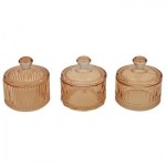 627205 - Prisma Salmone Scatolina Vetro – 3 Assortimenti – 6×7 cm – 90 ml – 2027 Prisma salmone scatolina vetro