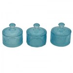 627249 - Prisma Azzurro Scatolina Vetro – 3 Assortimenti – 6×7 cm – 90 ml – 2027 Prisma azzurro scatolina vetro