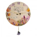 627309 - Principessa Mimì Orologio a Pendolo – Misura 35 cm – 2027 Principessa Mimì Orologio a Pendolo