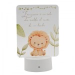 627368 - Leone “Sam” Lampada LED RGB Base Bianca – Misure 13×17,4 cm – 2027 Leone Sam Lampada LED RGB Base Bianca