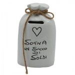 875X949 - Sacchetto Salvadanaio Piccolo Bianco C/G.Box – Dim. 10×8,5×17,2 – 2027 Sacchetto salvadanaio piccolo bianco