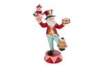 9537583 - Giocoliere Circense in Resina 15x22xh.36cm Statuina in resina di un giocoliere circense in posa artistica rifinita nei dettagli