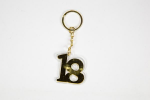 A3218/ORO - Portachiavi 18 Anni Oro in Plexiglass cm. 8x8 Portachiavi 18 Anni in plexiglass oro 8x8 cm per bomboniera e ricordo diciottesimo compleanno