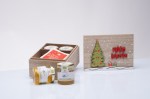 A4356 SCATOLA 16 INFUSI 2 MIELI Scatola 16 Infusi 2 Mieli per bomboniere Natale 2025, modello A4356, design gourmet e green per feste natalizie, da Bomboniere & Company S.r.l Siracusa, bomboniera economica e sostenibile.