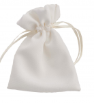 Sacchetto Bomboniera in Cotone Colorato - Formato Classico 9x12cm ACL302 Sacchetto porta confetti in cotone bianco con chiusura a coulisse.