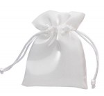 ACL338/W - SACC.ORGANZA LUCIDO WHITE 9*12 Sacchetto in organza lucida bianca dimensioni 9x12 cm, codice ACL338/W. Elegante portaconfetti per bomboniere matrimonio, battesimo o eventi, con tessuto brillante e sofisticato per confezioni delicate e luminose.