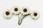 G3761 GIRASOLE BIANCO CM 2,2 - Girasole Bianco 2,2cm per Bomboniere Matrimonio, Battesimo, Comunione-Cresima, Pasqua, Articoli per Fioristi e Occasioni Varie Girasole bianco 2,2cm per bomboniere matrimonio, battesimo, comunione, cresima, Pasqua, fioristi e varie