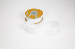 NI113 - Nastro Seta Moon 16 mm x 15 mt Bianco, Verde Salvia, Rosa Antico, Carta da Zucchero Nastro seta moon 16mm x 15mt bianco verde salvia rosa antico carta da zucchero per bomboniere matrimonio battesimo