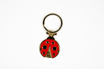 PC7049 - Portachiavi Coccinella Ø 4 cm Portachiavi coccinella rossa Ø 4 cm portafortuna per bomboniere compleanno battesimo