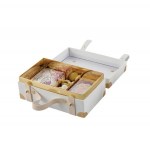 SJ103 - BOX VALIGETTA C/2 SAPONETTE16*10*7 BOX VALIGETTA C/2 SAPONETTE SJ103 da Bomboniere & Company S.r.l. Siracusa.