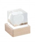 SJ114/S - QUADRATO VETRO CUORE C/LED 6*6*6 QUADRATO VETRO CUORE C/LED 6x6x6 SJ114/S da Bomboniere & Company S.r.l. Siracusa.