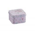 TN101/G - SCATOLA IN LATTA TIN BOX GIRL 6*6*4 SCATOLA IN LATTA TN101/G da Bomboniere & Company S.r.l. Siracusa.