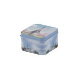 TN101/M - SCATOLA LATTA TIN BOX MATRIMONIO 6*6*4 SCATOLA IN LATTA TN101/M da Bomboniere & Company S.r.l. Siracusa.