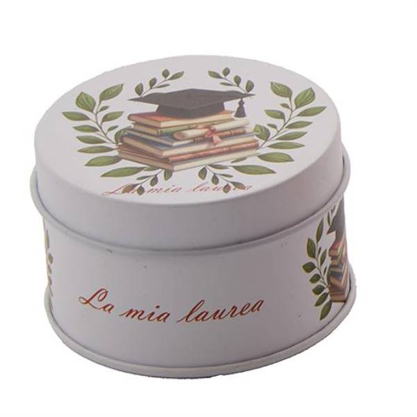 bomboniera laurea tin box latta economica 1.60 €