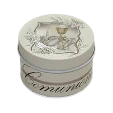 bomboniera comunione maschio scatola latta economica 1.60 €
